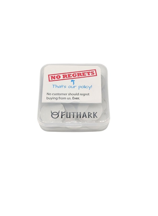 Futhark 1-inch Round Acrylic DND Miniature Base (30 Pieces), Transparent DND Mini Bases for D&D / Dungeons & Dragons, Warhammer and Other RPG Miniatures, DND Character Accessories - Image 3